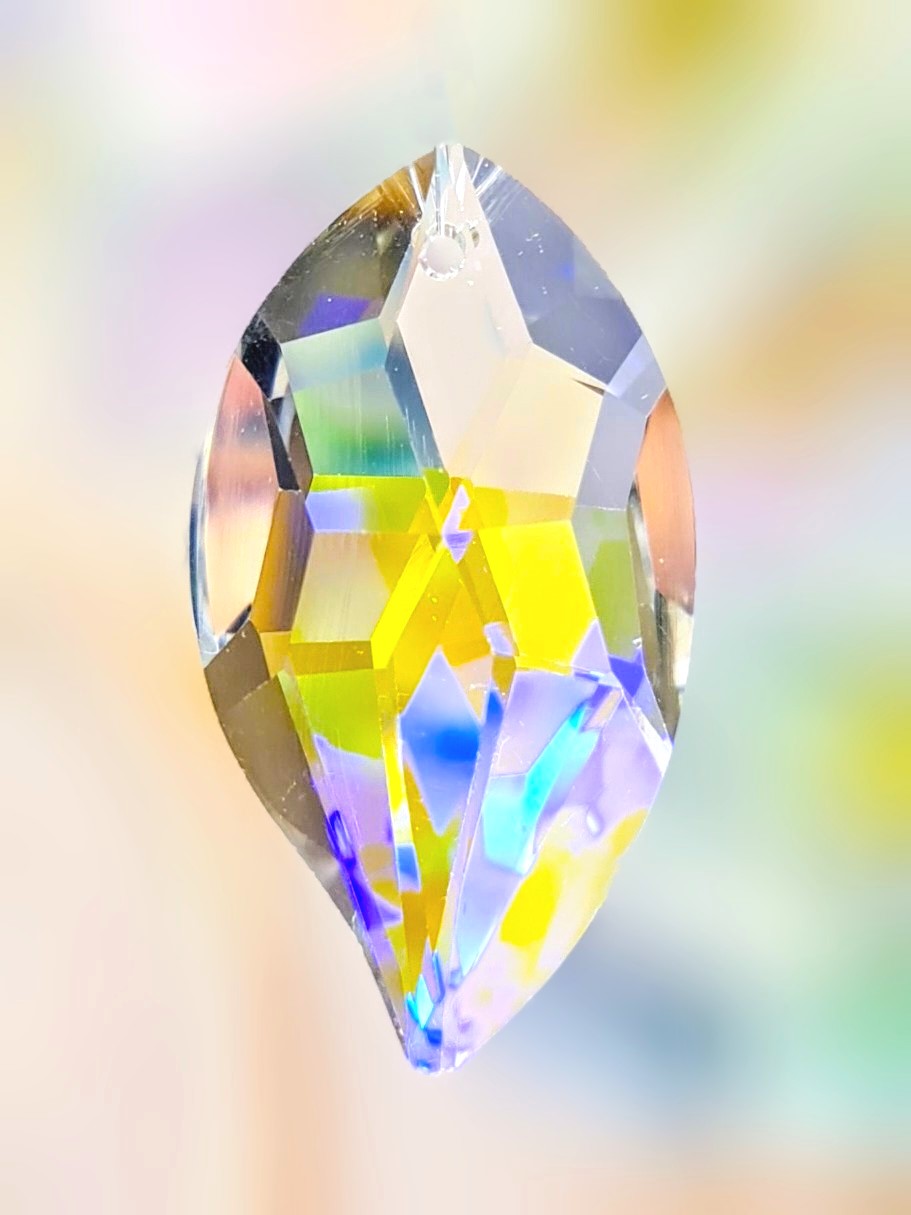 Chandelier Glass Crystal With AB Finish ±50×28 mm