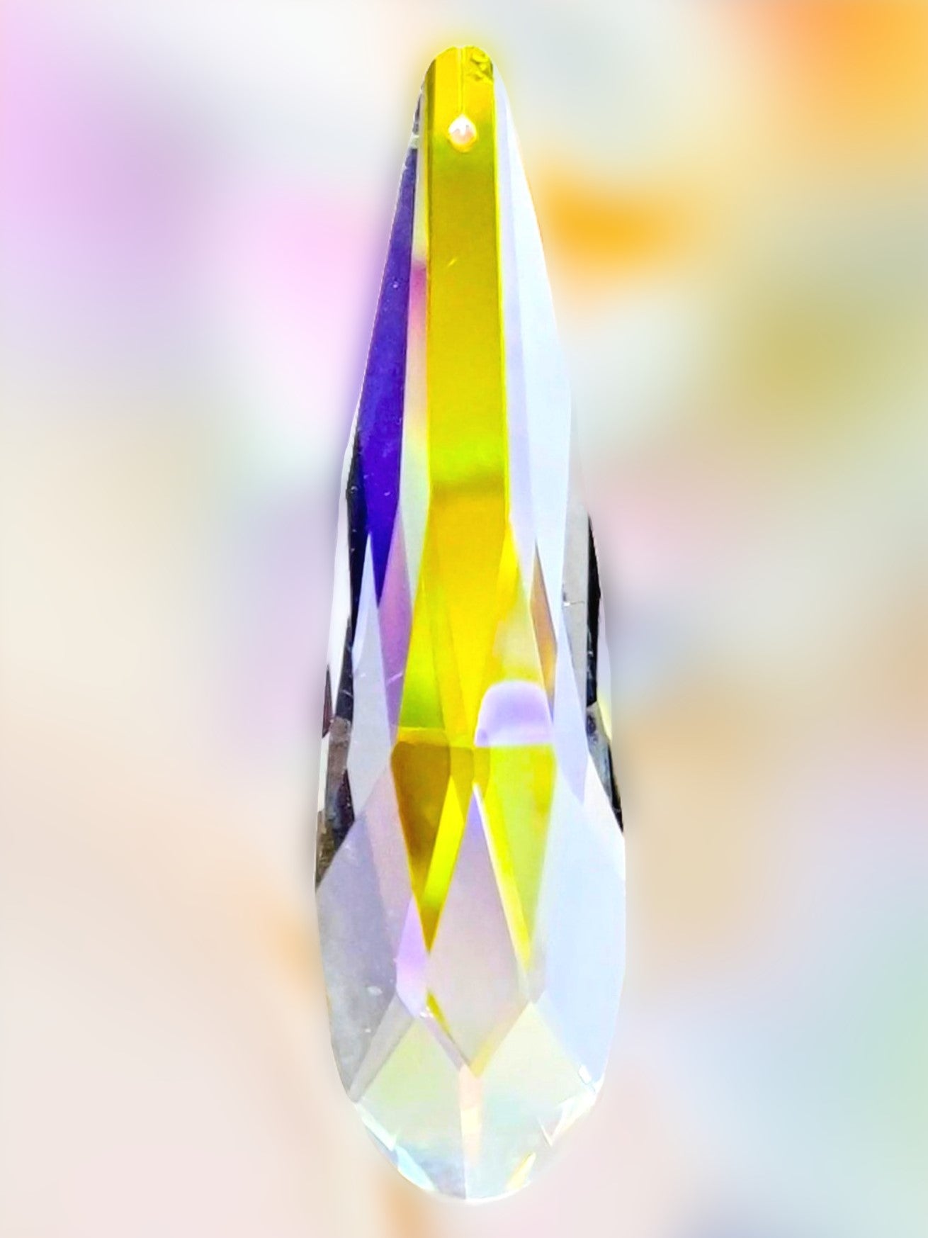 Chandelier Glass Crystal With AB Finish 76×21 mm