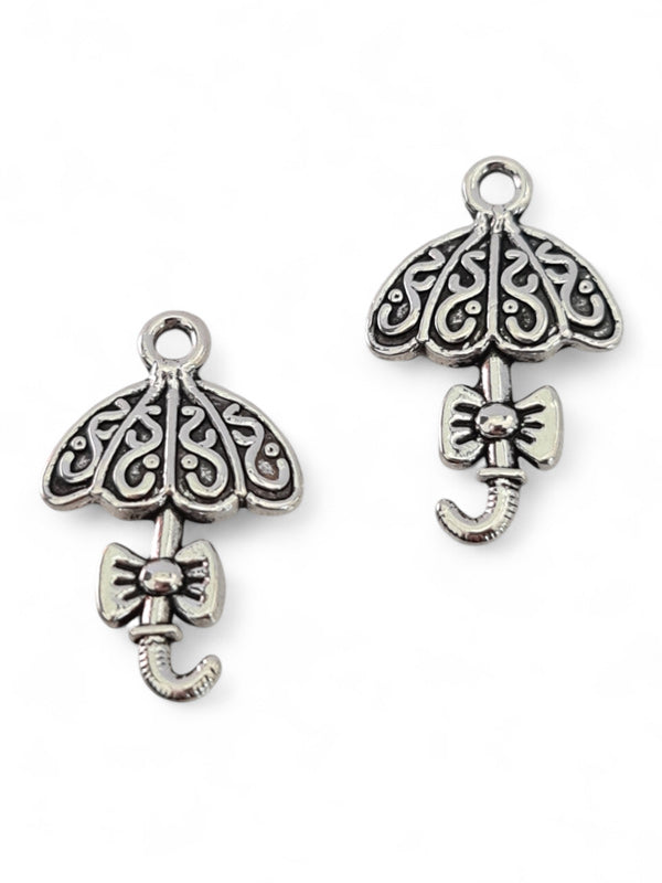 Metal Charm - Umbrella ±20×13 mm ±50-Piece