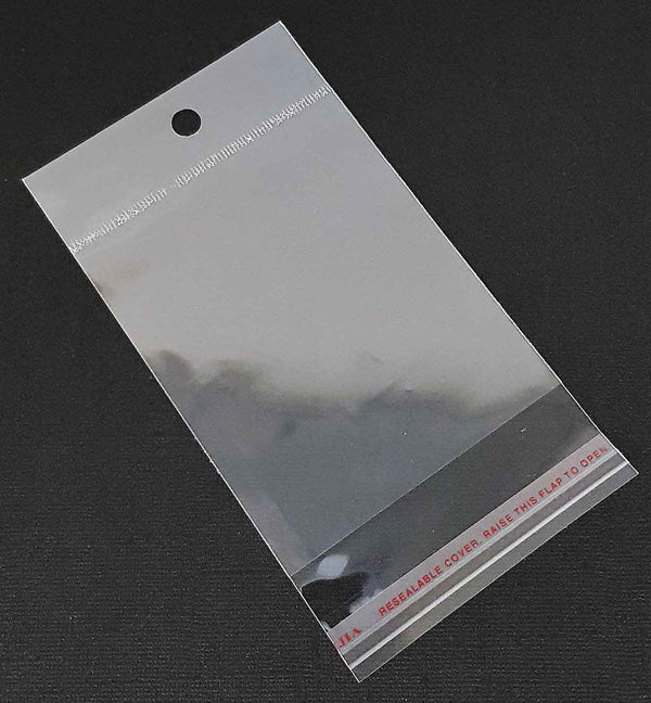 PVC Resealable Packets - Size 16x28 cm ±100-Piece