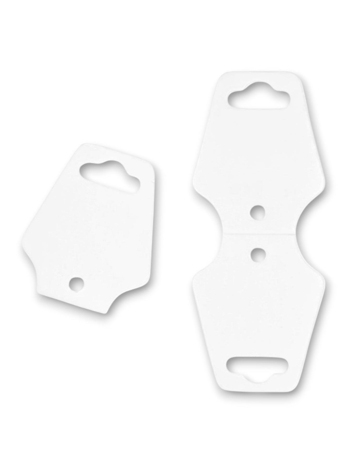 Jewellery Display Tags - Necklace, White, ±4×9.5 cm ±200-Piece