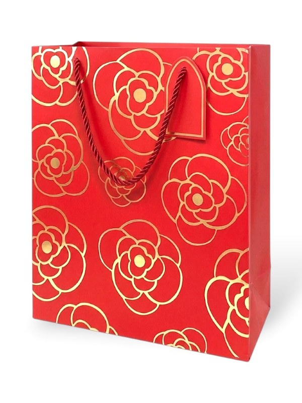GIFT BAG - RED - ±32×26×12 Cm