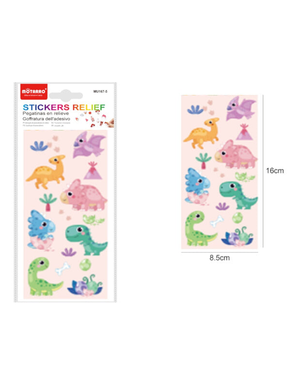 Motarro Stickers Relief - 1 Sheet
