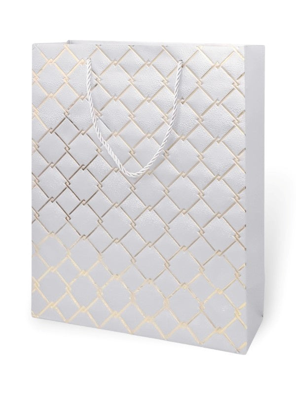 GIFT BAG - Silver - ±32×25.5×10 Cm