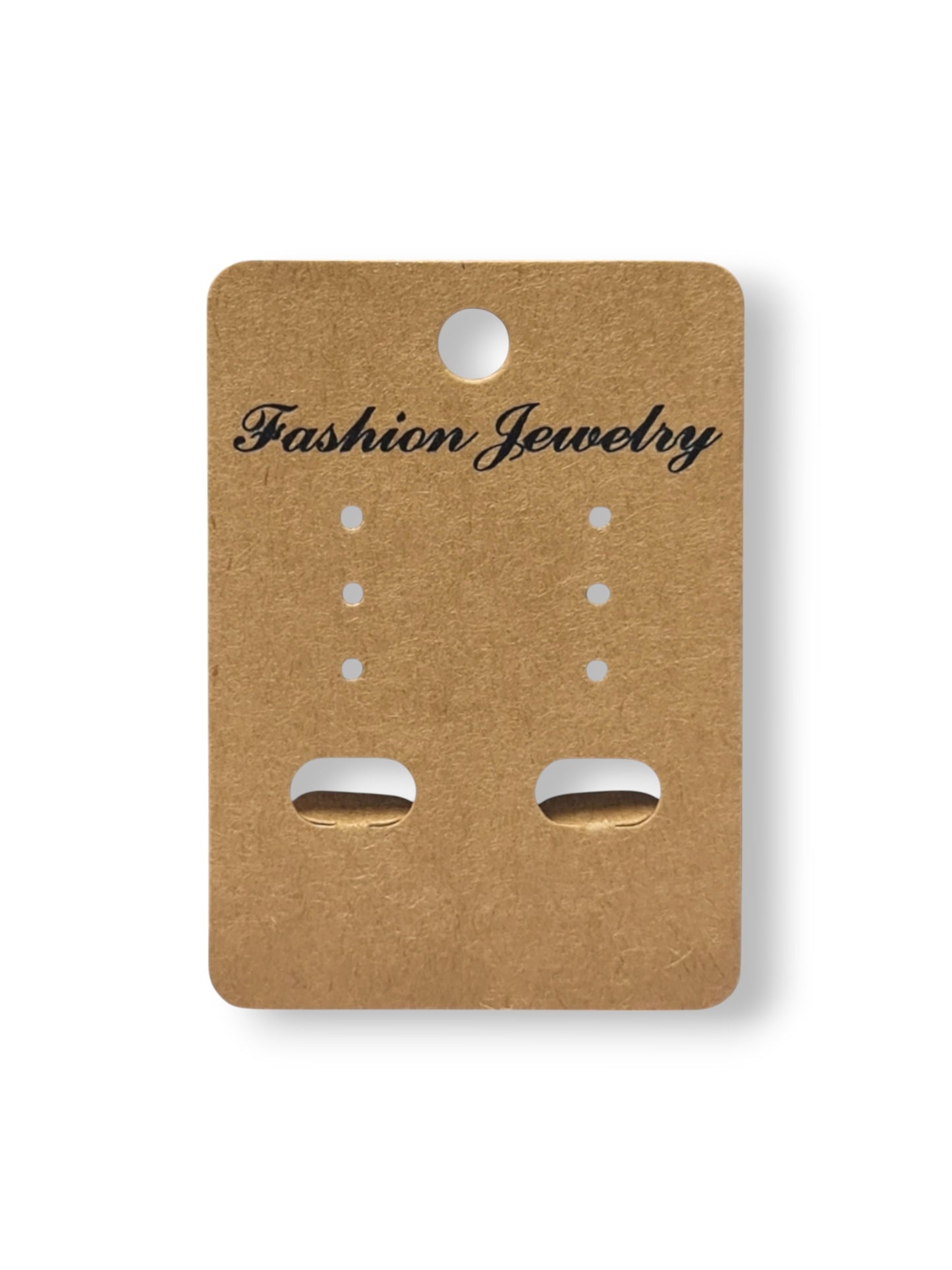 Jewellery Display Tags - Earrings, Natural, ±5×7 cm ±200-Piece