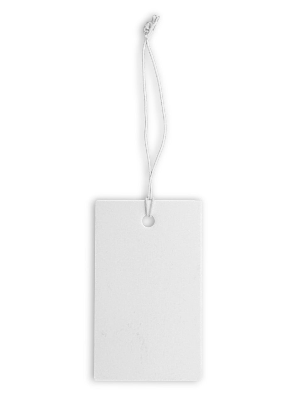 Jewellery Display Tags - White, ±3×5 cm ±200-Piece