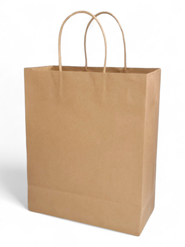 Paper Shopper Bag - Natural, ±32×26×12 cm