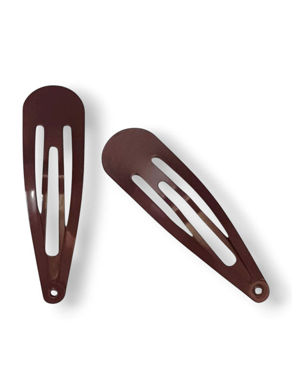 Dinkie Clips - Brown, 5 cm 12-Piece