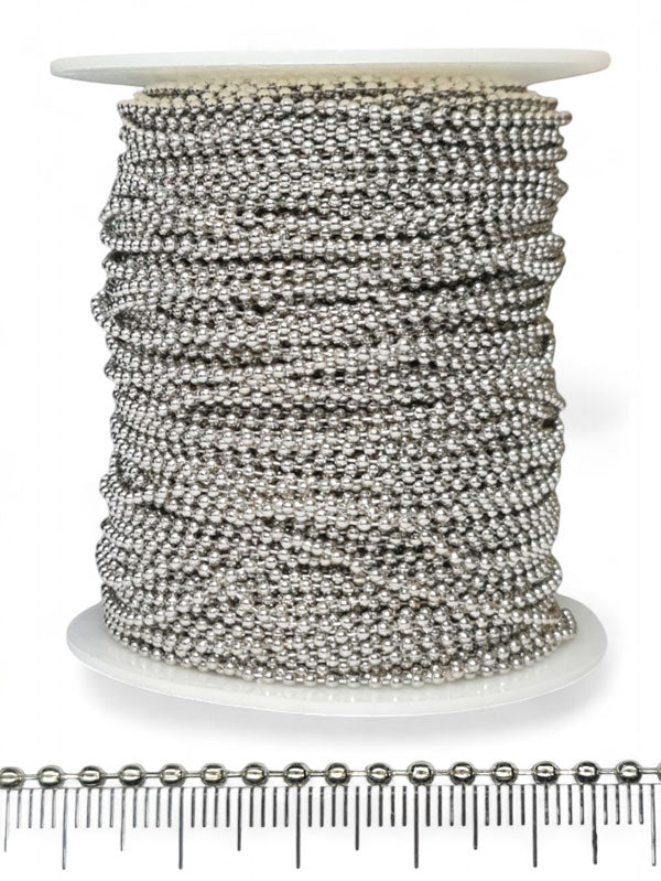 Nickel Chain - Length ±100 m, Size ±2.4 mm Nickel Free