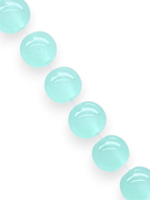 GLASS BEADS - PALE BLUE - 6 Mm - ±133-Piece
