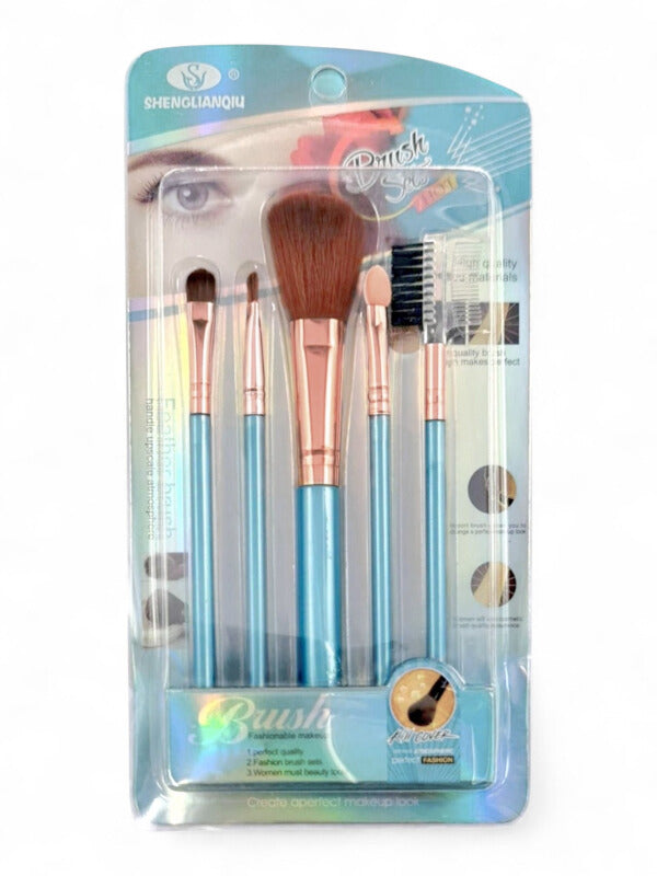 Makeup Brush Set - Blue