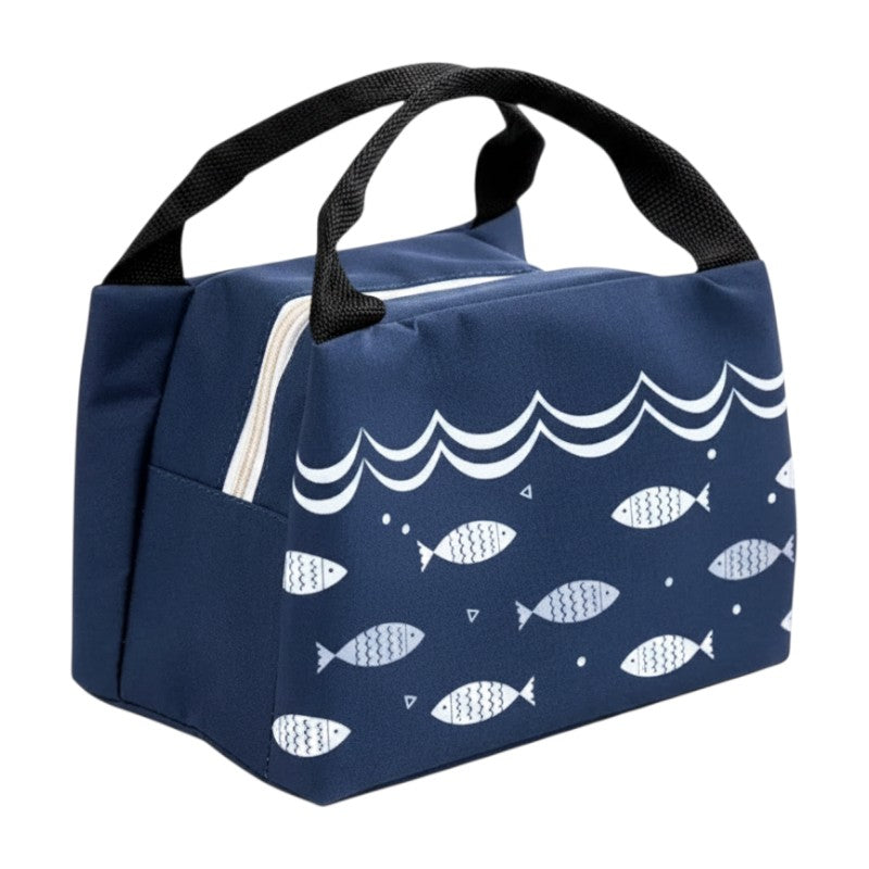 LUNCH BAG - FISH - 21*15*17 Cm - Blue