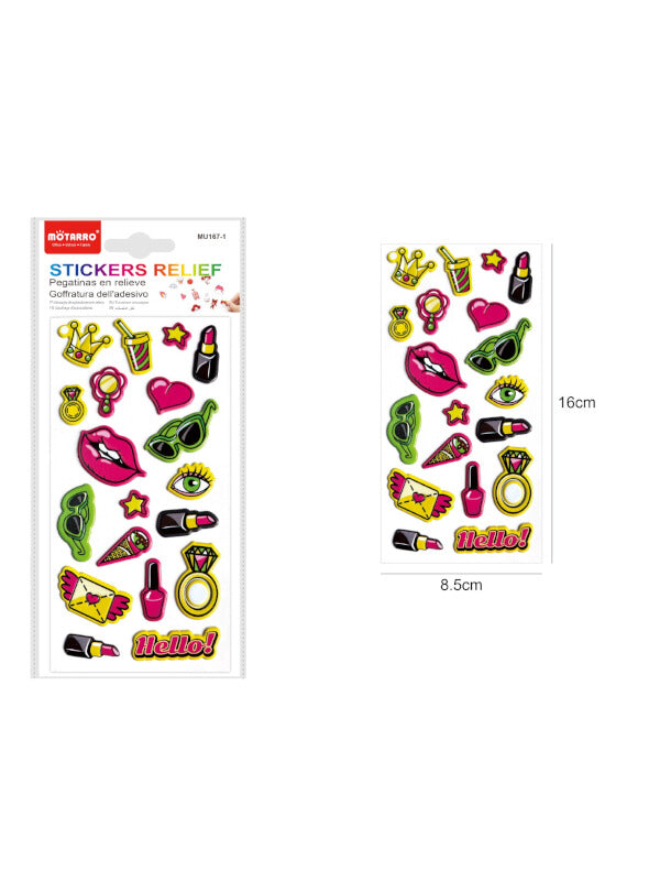 Motarro Stickers Relief - 1 Sheet
