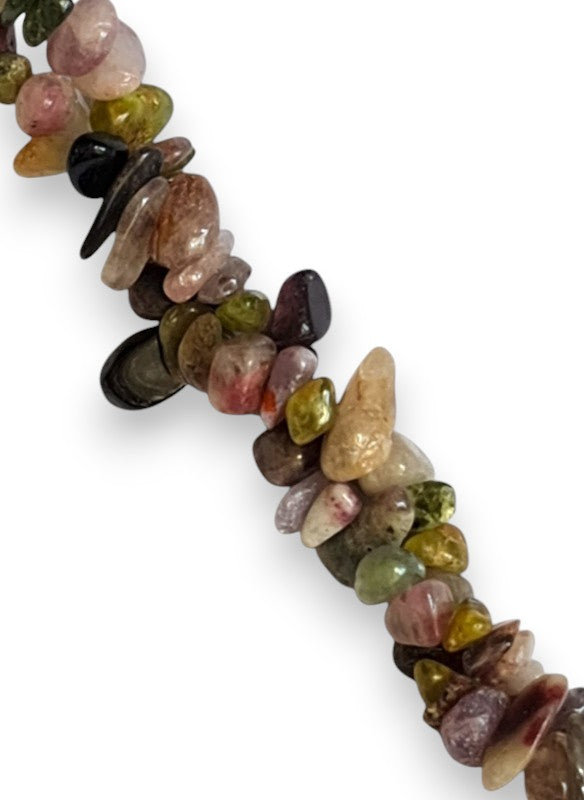 Semi - Precious Stone Beads - Small Chips, Tourmaline, ±5 - 8 mm