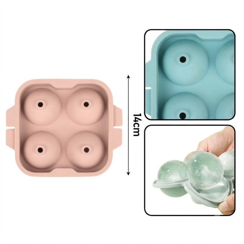 Silicone ICE MOULD BALLS - 14*12 cm - Pink