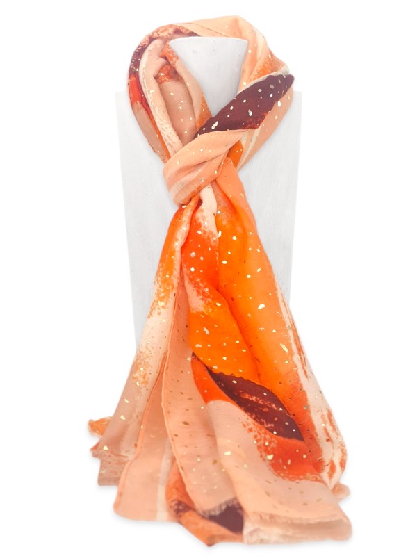 Scarf - Orange, ±182×85 cm