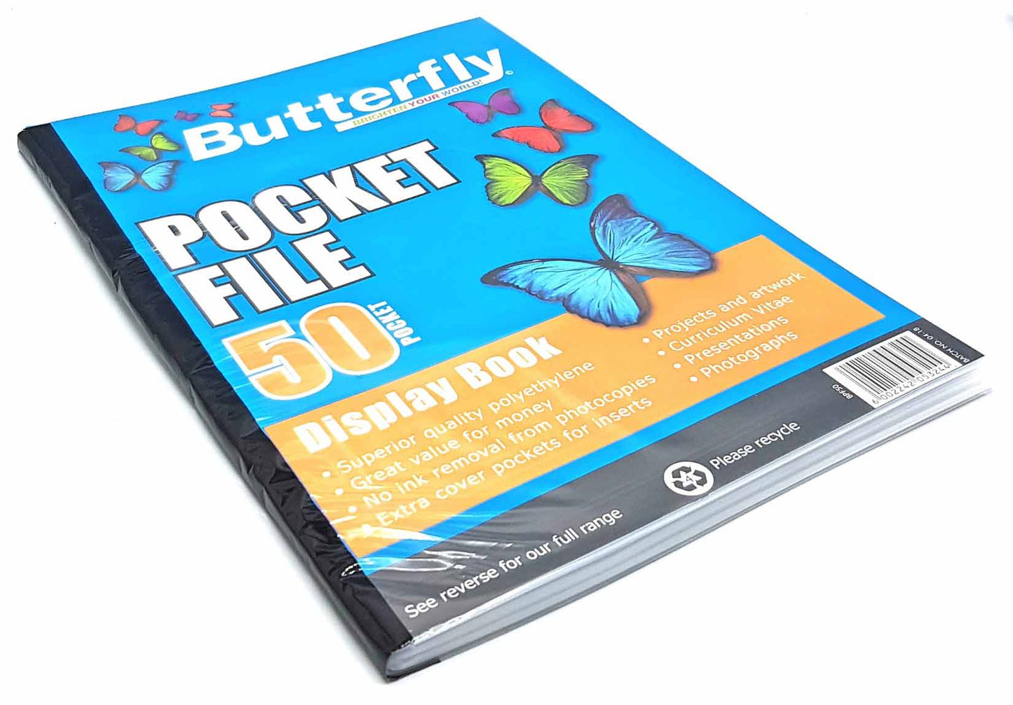 Butterfly A4 Pocket File - 50 Page - Image 2