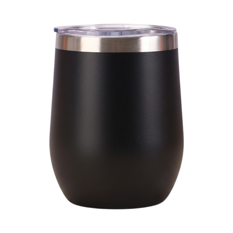 STAINLESS STEEL Double-Wall CUP - 360 ml - Black