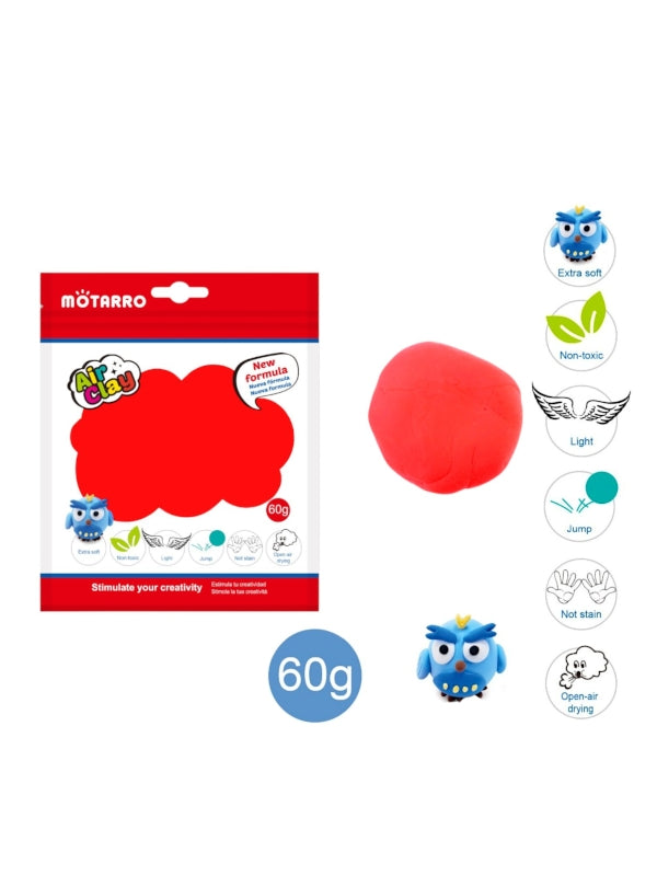 Motarro Air Clay - Red, 60 g