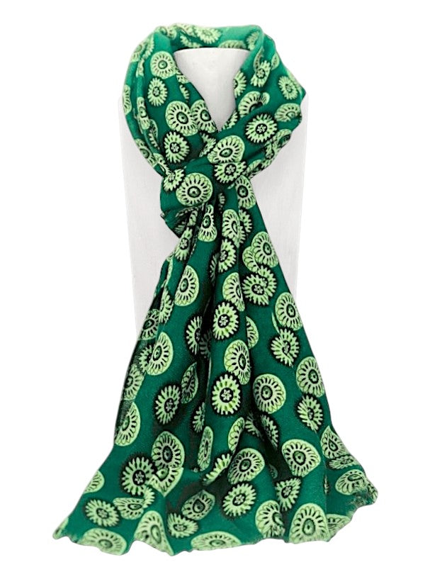Scarf - Green, ±186×87 cm