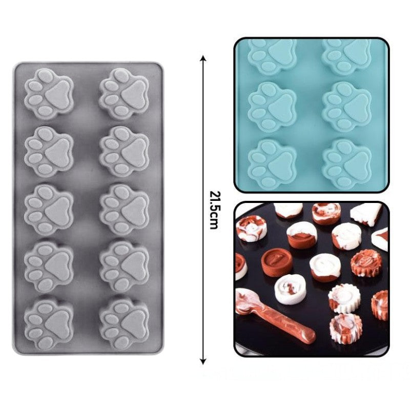 Silicone CHOCOLATE MOULD - 21.5*11 cm - Grey