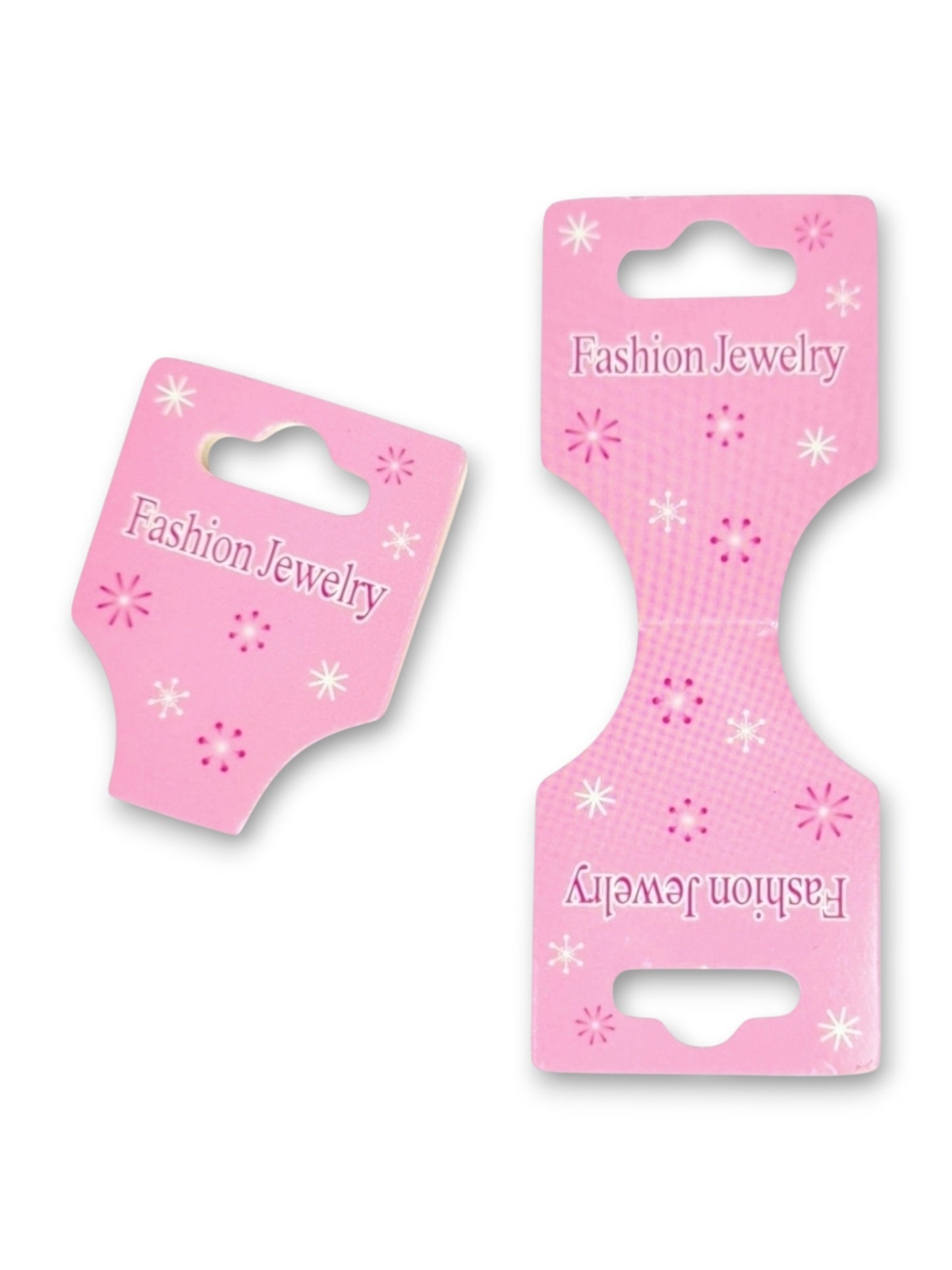 Jewellery Display Tags - Necklace, Pink, ±3.5×9 cm ±200-Piece