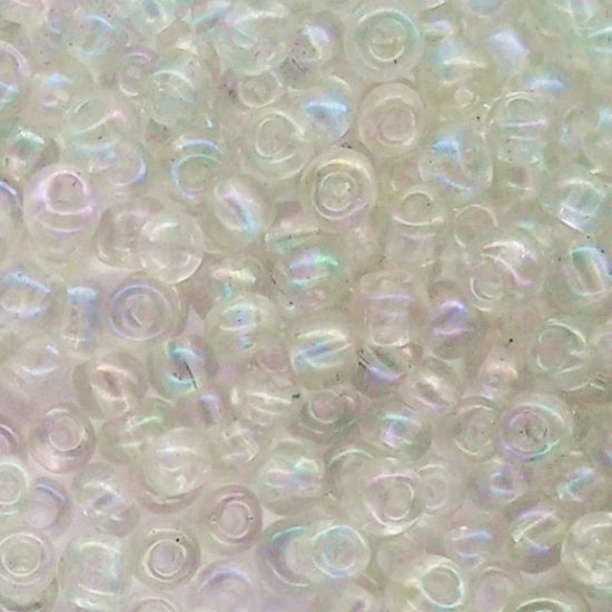 Seed Beads - Size 8/0, Rainbow Mother Of Pearl