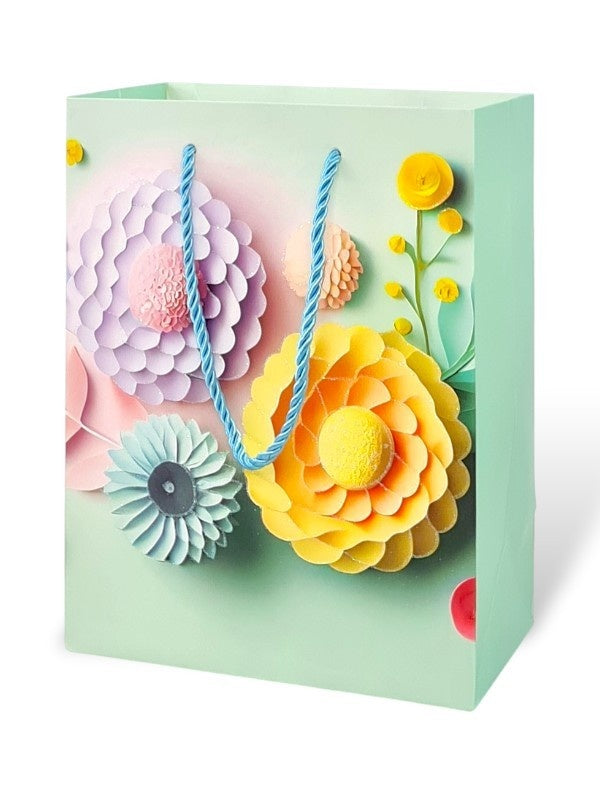 GIFT BAG - GREEN - ±23×18×10 Cm
