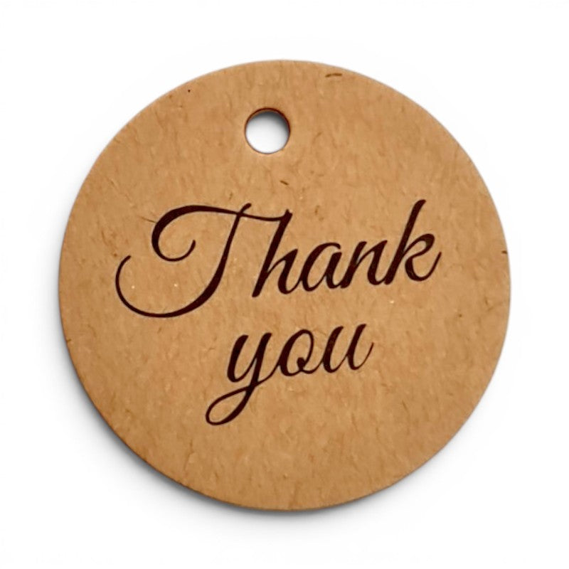 TAGS THANK YOU 4 Cm + - 100-Piece