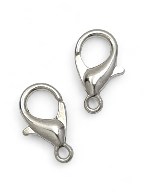 Metal Clasp - Nickel ±12 mm ±100-Piece