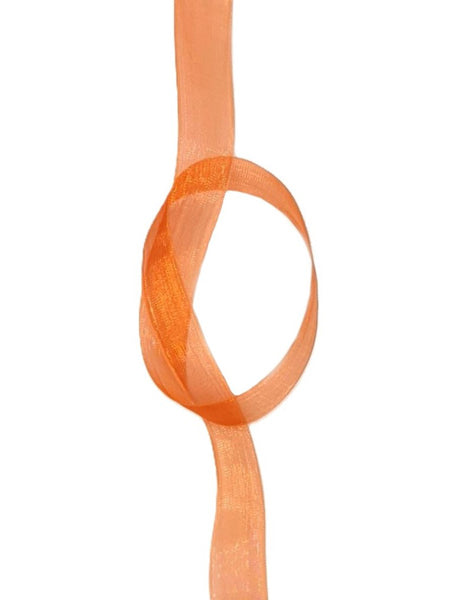 Organza Ribbon - 25 mm Orange