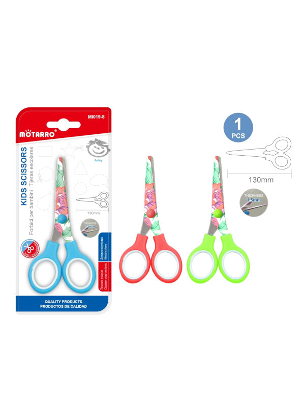 Motarro Kids Scissors Floral - Blue