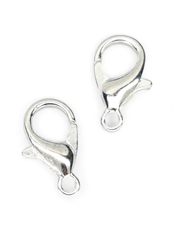 Metal Clasp - Silver ±10 mm ±50-Piece