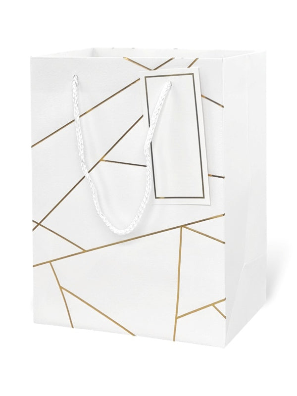 GIFT BAG - WHITE - ±23×18×10 Cm