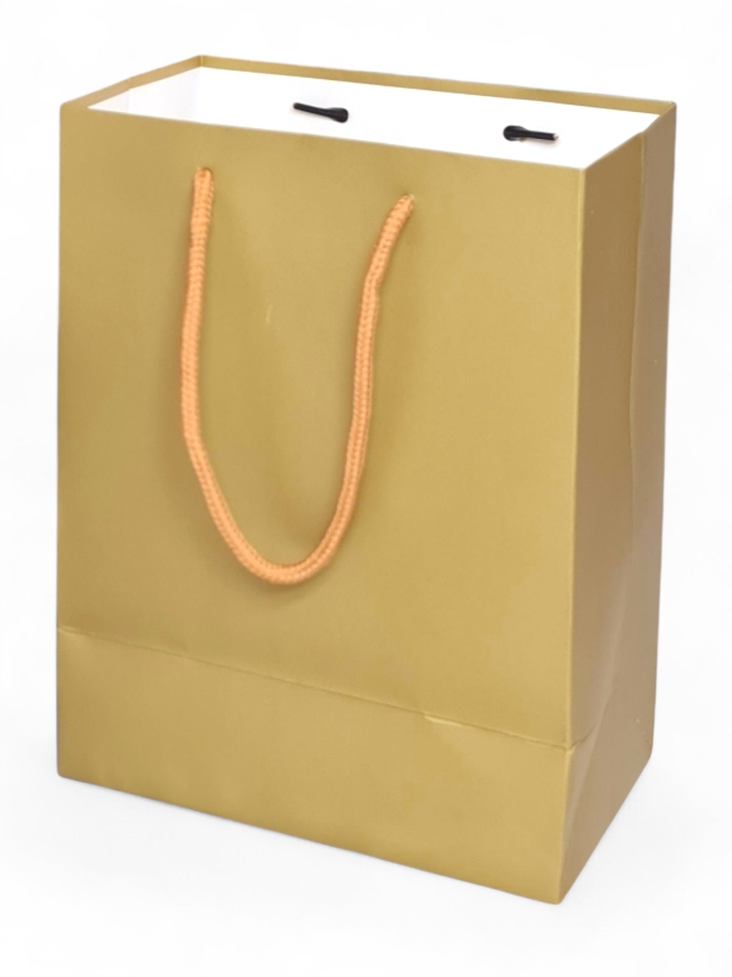 GIFT BAG (M) Gld/blk/sil 18*23 Cm - Gold