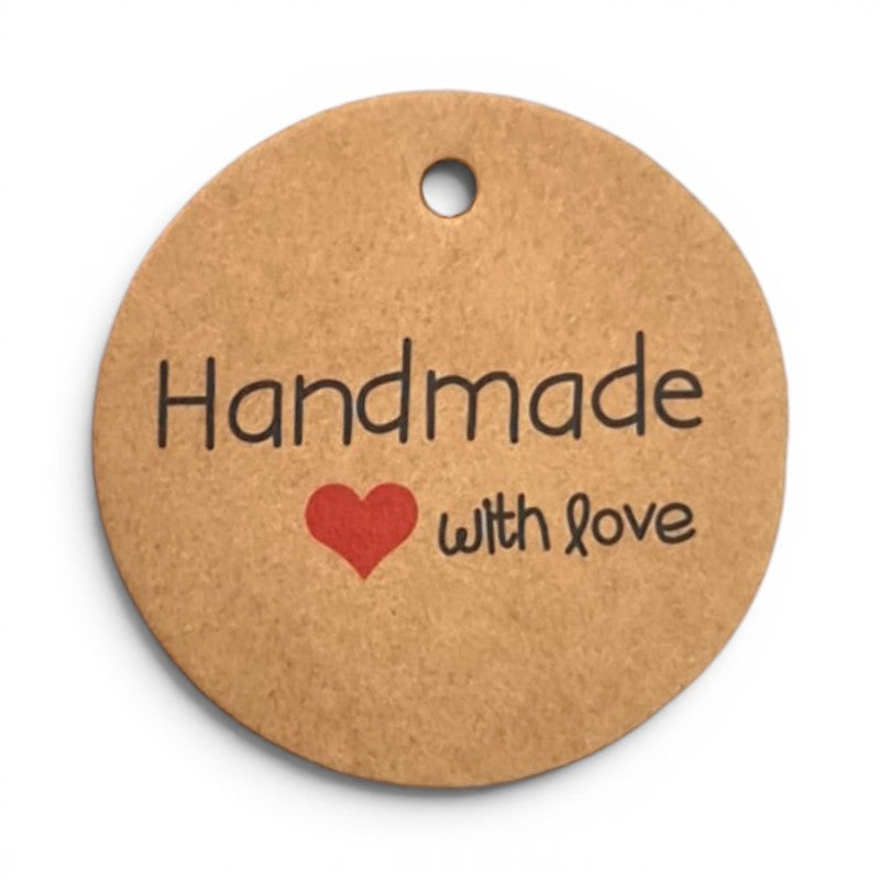 TAGS Handmade 3.5 Cm + - 100-Piece