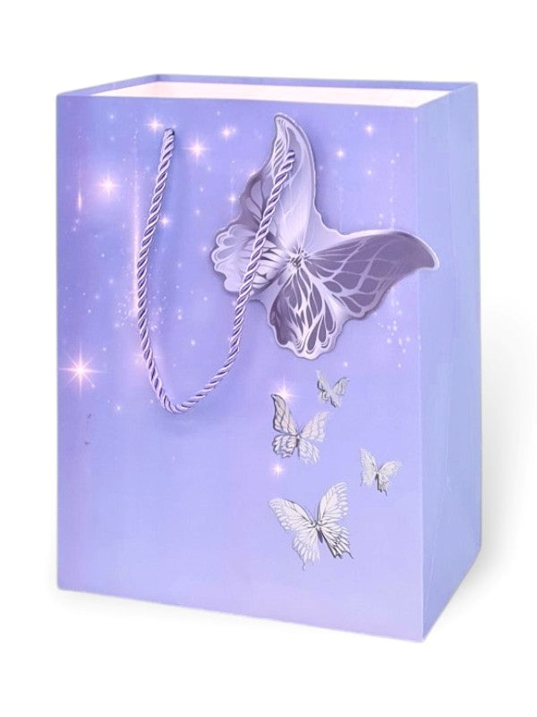 GIFT BAG - Purple - ±23×18×10 Cm