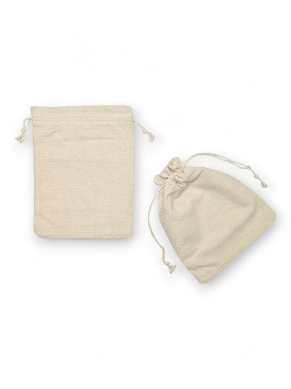 Cotton Bag - Natural, 17×23 cm ±5-Piece