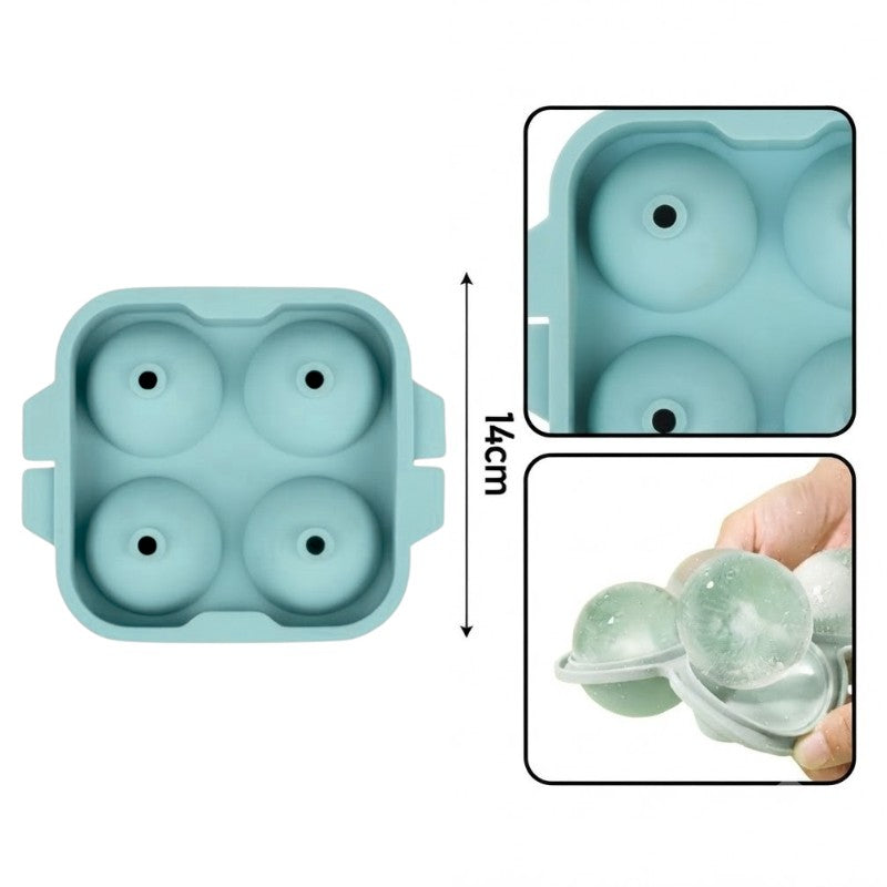 Silicone ICE MOULD BALLS - 14*12 cm - Blue