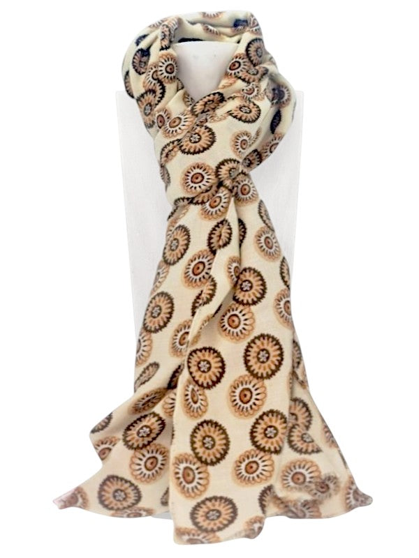 Scarf - Beige, ±186×87 cm