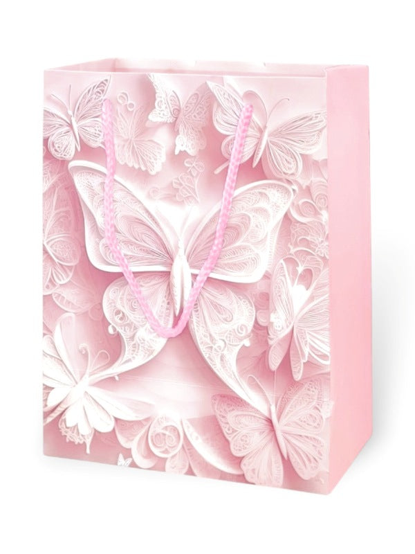 GIFT BAG - PINK - ±23×18×10 Cm