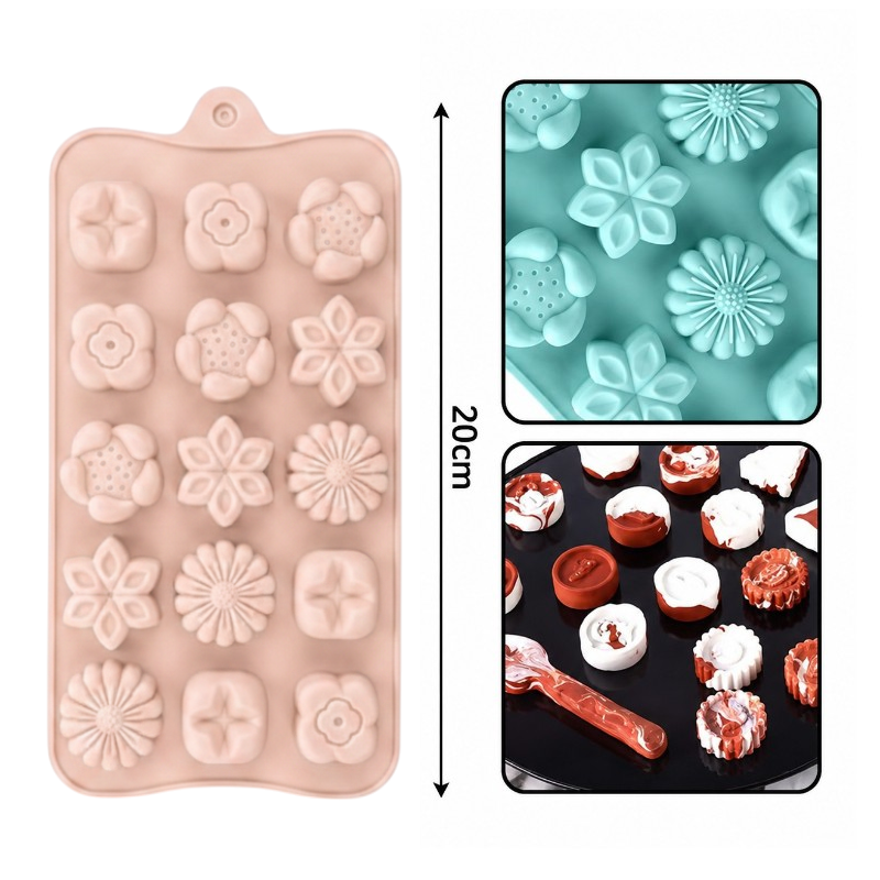 Silicone CHOCOLATE MOULD - Pink