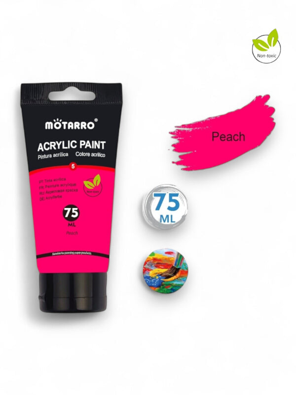Motarro Acrylic Paint - Peach, 75 ml