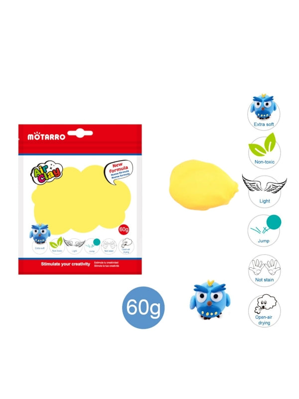 Motarro Air Clay - Yellow, 60 g