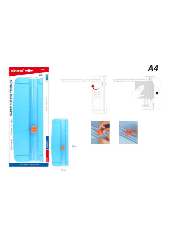 Motarro A4 Paper Cutter Trimmer - Blue