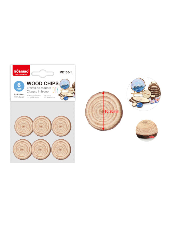 Motarro Wood Chips - 10 - 30 mm 6-Piece