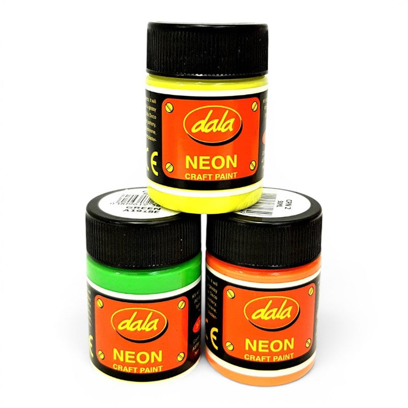 CRAFT PAINT - NEON Orange - 50 ML