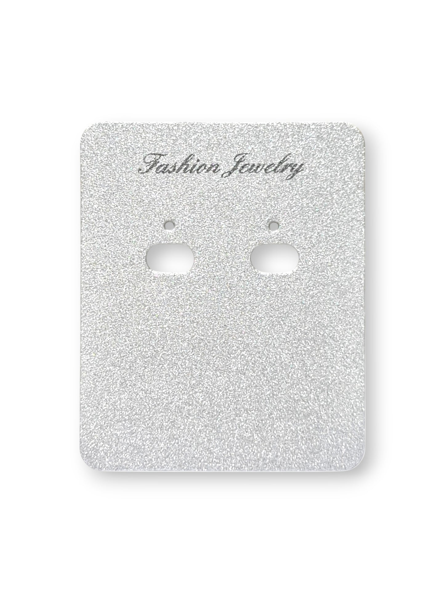 Jewellery Display Tags - Earrings, Silver, ±6×7.5 cm ±100-Piece