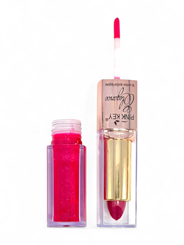 Pink Key Elegance - Lipstick And Lip Gloss - Image 2