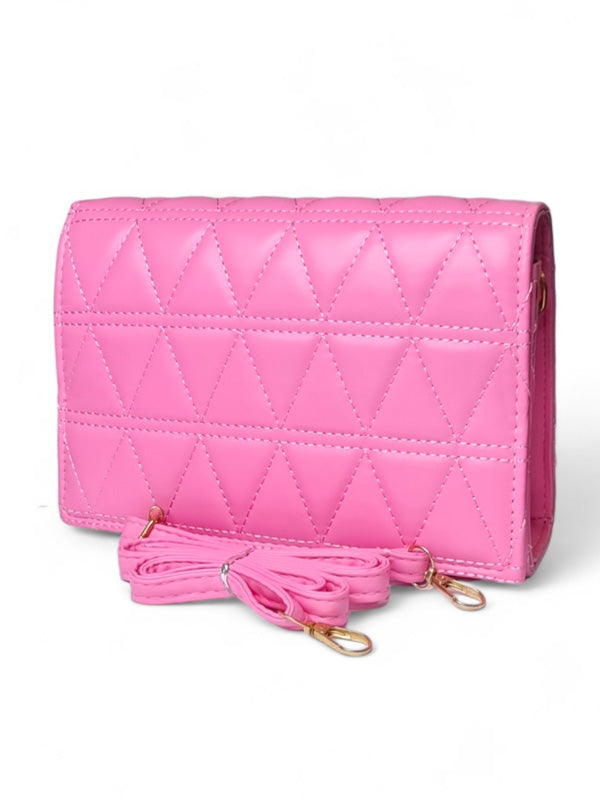 Ladies Bag - Pink, Strap Included, ±14×21 cm - Image 2